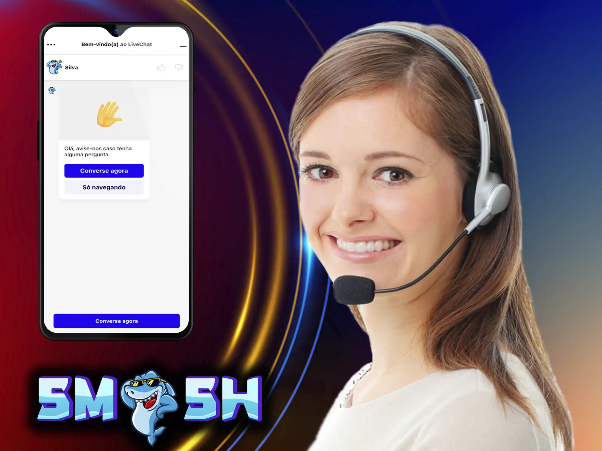 Os especialistas da Smashup estão disponíveis 24 horas por dia, 7 dias por semana, para responder às suas perguntas.