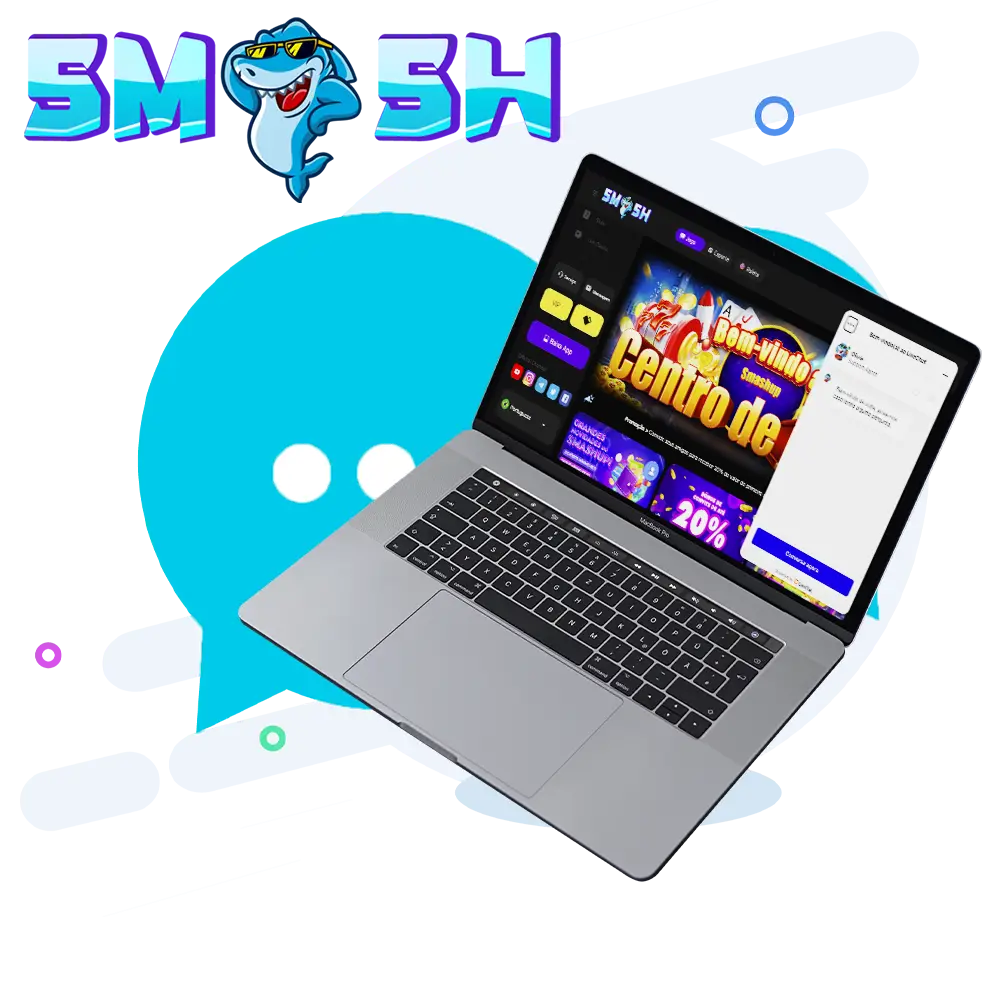 Os usuários podem entrar em contato com o suporte da Smashup para obter respostas às suas perguntas.